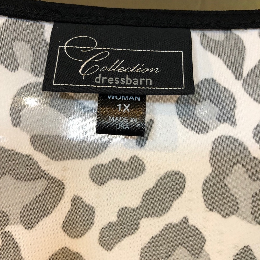 Leopard Print Blouse With 3/4 Length Sleeves! - image 3